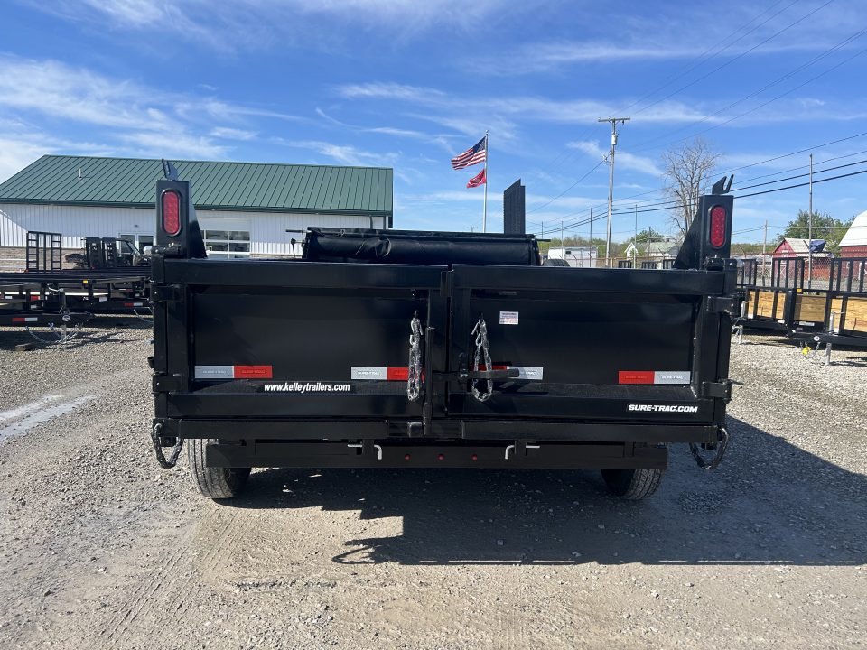 New 2026 Sure-Trac 82"x12+4 14K Low Pro Scissor Dump Trailer