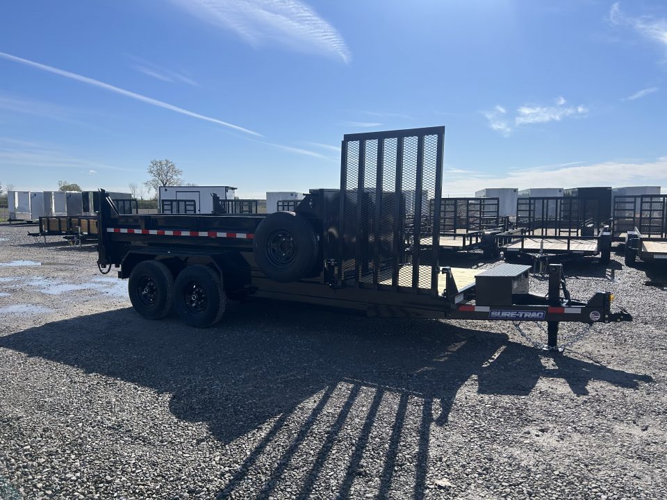 New 2026 Sure-Trac 82"x12+4 14K Low Pro Scissor Dump Trailer