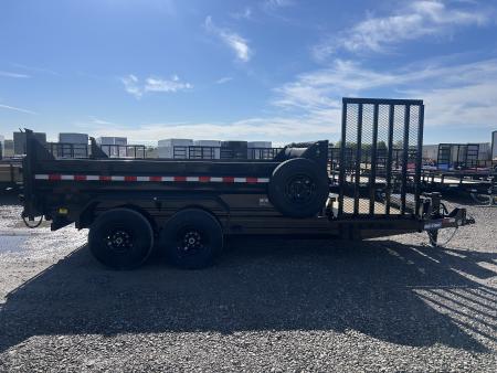 New 2026 Sure-Trac 82"x12+4 14K Low Pro Scissor Dump Trailer