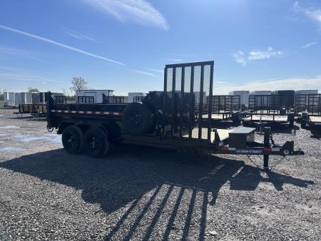 New 2026 Sure-Trac 82"x12+4 14K Low Pro Scissor Dump Trailer