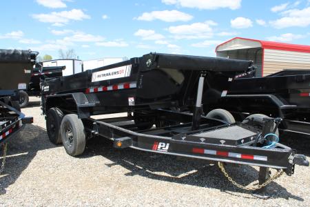 New 2027 PJ Trailers 14' DT1 15.4K GCWR GVWR STOCK ID 53533 Dump Trailer