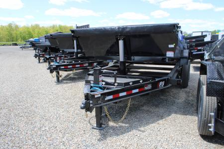 New 2027 PJ Trailers 16' DT1 15.4K GVWR STOCK ID 53539 Dump Trailer