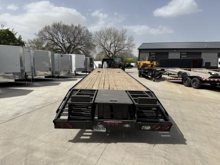 Used 2023 Double A 40’ Gooseneck Deckover 35’ plus 5’ x 102” with 2-10K tandem dual axles