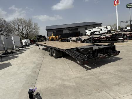 Used 2023 Double A 40’ Gooseneck Deckover 35’ plus 5’ x 102” with 2-10K tandem dual axles