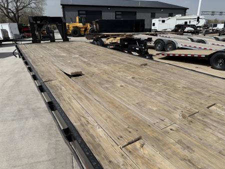 Used 2023 Double A 40’ Gooseneck Deckover 35’ plus 5’ x 102” with 2-10K tandem dual axles