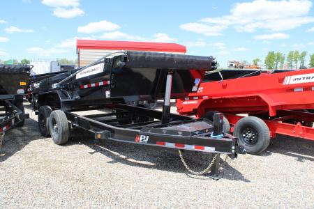 New 2026 PJ Trailers 16' DT1 15.4K GVWR STOCK ID 53450 Dump Trailer