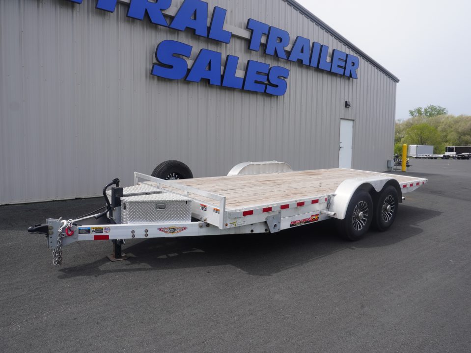 Used 2024 H&H Trailers 82"X18' Aluminum Speedloader Tilt Trailer
