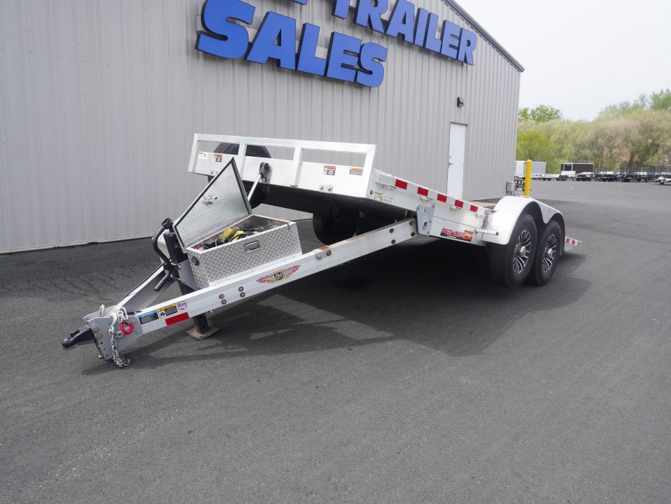 Used 2024 H&H Trailers 82"X18' Aluminum Speedloader Tilt Trailer