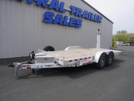 Used 2024 H&H Trailers 82 X18' Aluminum Speedloader Tilt Trailer
