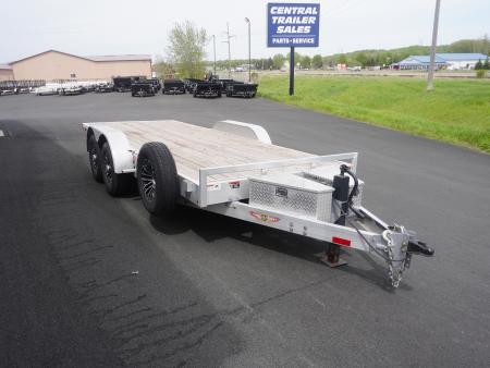 Used 2024 H&H Trailers 82"X18' Aluminum Speedloader Tilt Trailer