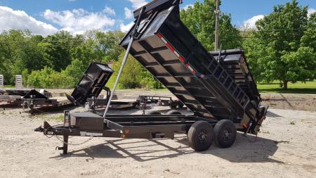 New 2026 MEB 82x14 Telescopic Dump Trailer 14K