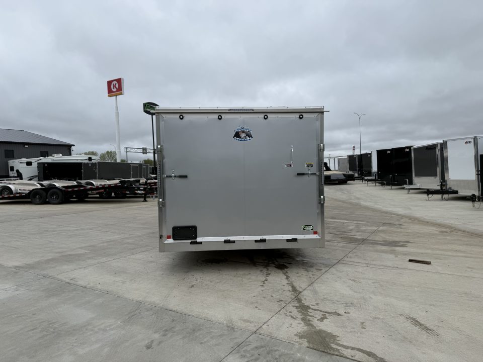 New 2027 Bighorn R&M 8.5x24 + 2’V Nose Rear Ramp Enclosed Cargo Trailer Car Hauler