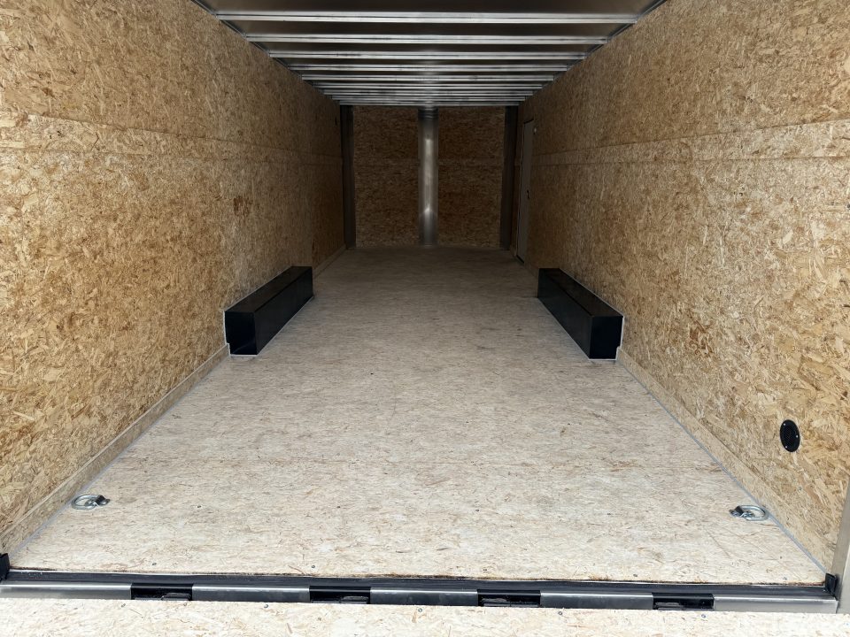 New 2027 Bighorn R&M 8.5x24 + 2’V Nose Rear Ramp Enclosed Cargo Trailer Car Hauler