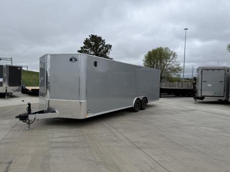 New 2027 Bighorn R&M 8.5x24 + 2’V Nose Rear Ramp Enclosed Cargo Trailer Car Hauler