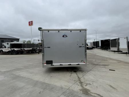 New 2027 Bighorn R&M 8.5x24 + 2’V Nose Rear Ramp Enclosed Cargo Trailer Car Hauler