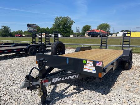 New 2026 Hillcrest Trailers 14182SE Equipment Trailer