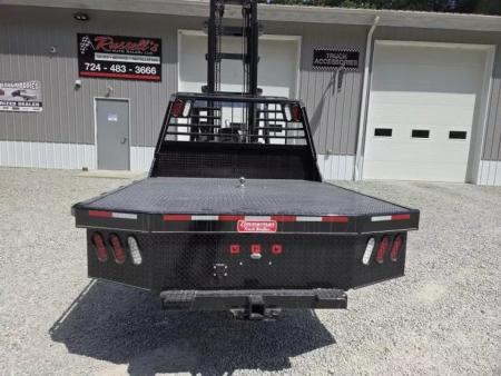 New Zimmerman Truck Bodies SRW Shortbed Flatbed with B&W Turnover Ball 3000XL