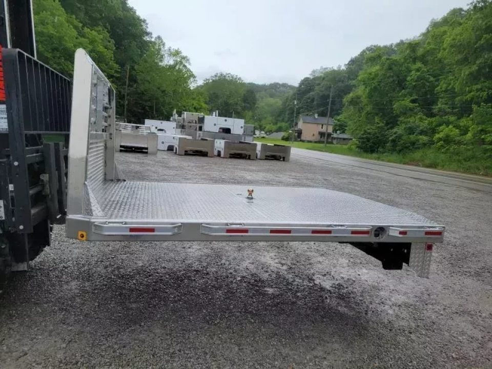 New Zimmerman Truck Bodies 60'' CA SRW Aluminum Flatbed with B&W Turnover Ball 6000XL