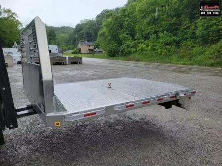New Zimmerman Truck Bodies 60'' CA SRW Aluminum Flatbed with B&W Turnover Ball 6000XL