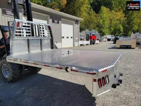 New Zimmerman Flatbed 60  CA DRW Chassis 97x114 with B&W Turnover Ball 6000XL