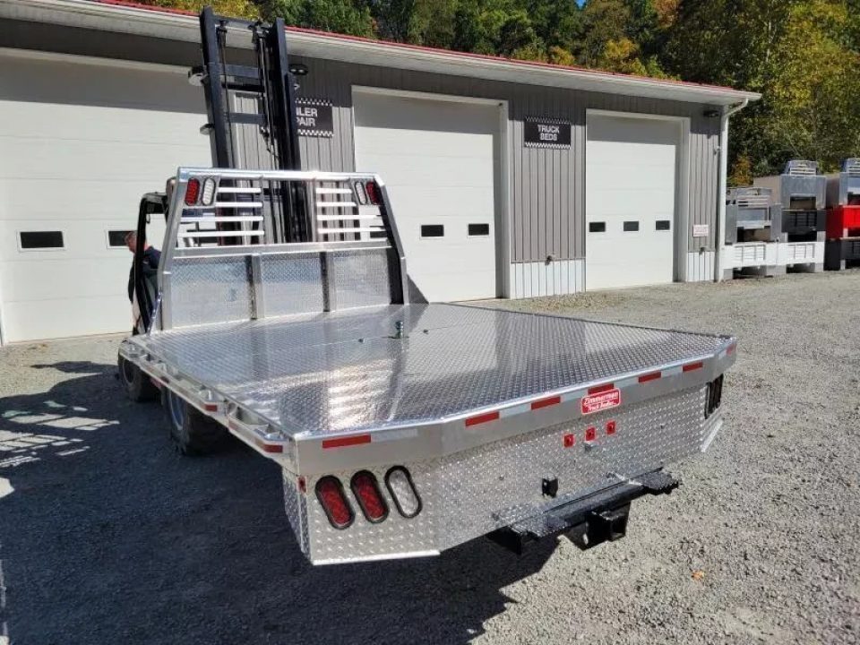 New Zimmerman Flatbed 60" CA DRW Chassis 97x114 with B&W Turnover Ball 6000XL
