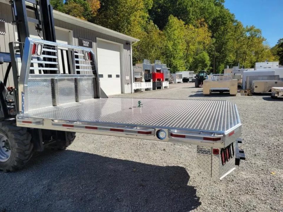 New Zimmerman Flatbed 60" CA DRW Chassis 97x114 with B&W Turnover Ball 6000XL