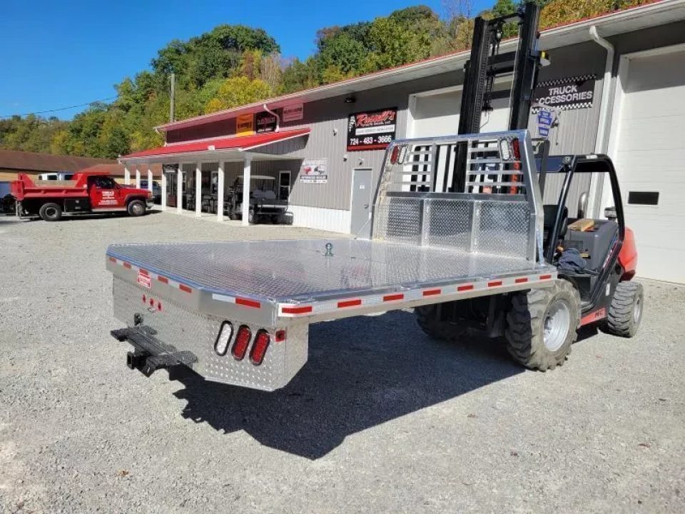 New Zimmerman Flatbed 60" CA DRW Chassis 97x114 with B&W Turnover Ball 6000XL