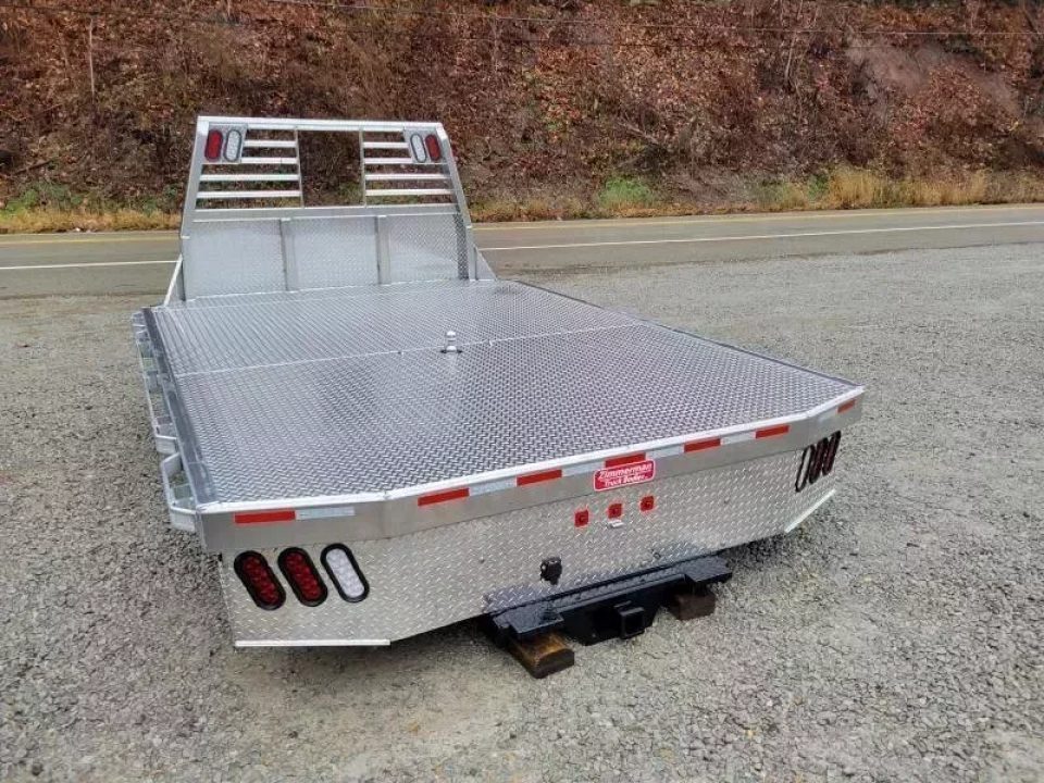 New Zimmerman Flatbed 84" CA DRW Chassis 97x136 with B&W Turnover Ball 6000XL