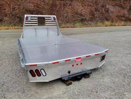 New Zimmerman Flatbed 84" CA DRW Chassis 97x136 with B&W Turnover Ball 6000XL