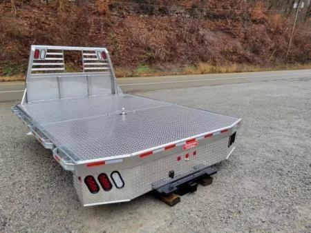 New Zimmerman Flatbed 84" CA DRW Chassis 97x136 with B&W Turnover Ball 6000XL