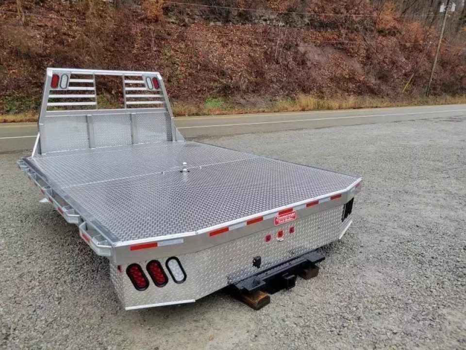 New Zimmerman Flatbed 84" CA DRW Chassis 97x136 with B&W Turnover Ball 6000XL