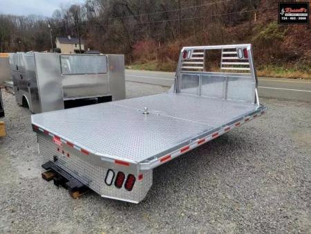 New Zimmerman Flatbed 84  CA DRW Chassis 97x136 with B&W Turnover Ball 6000XL