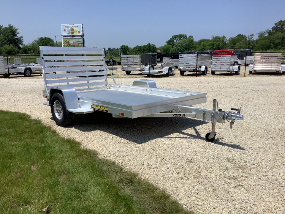 New 2026 Aluma 7210H-S-TG Utility Trailer