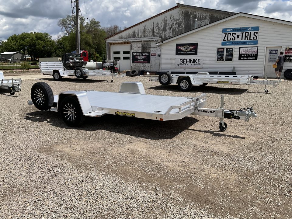 New 2027 Aluma 8214H-TILT Utility Trailer