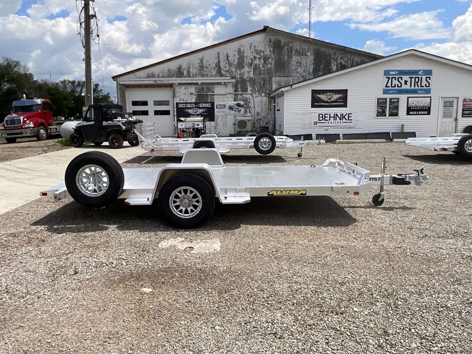 New 2027 Aluma 8214H-TILT Utility Trailer