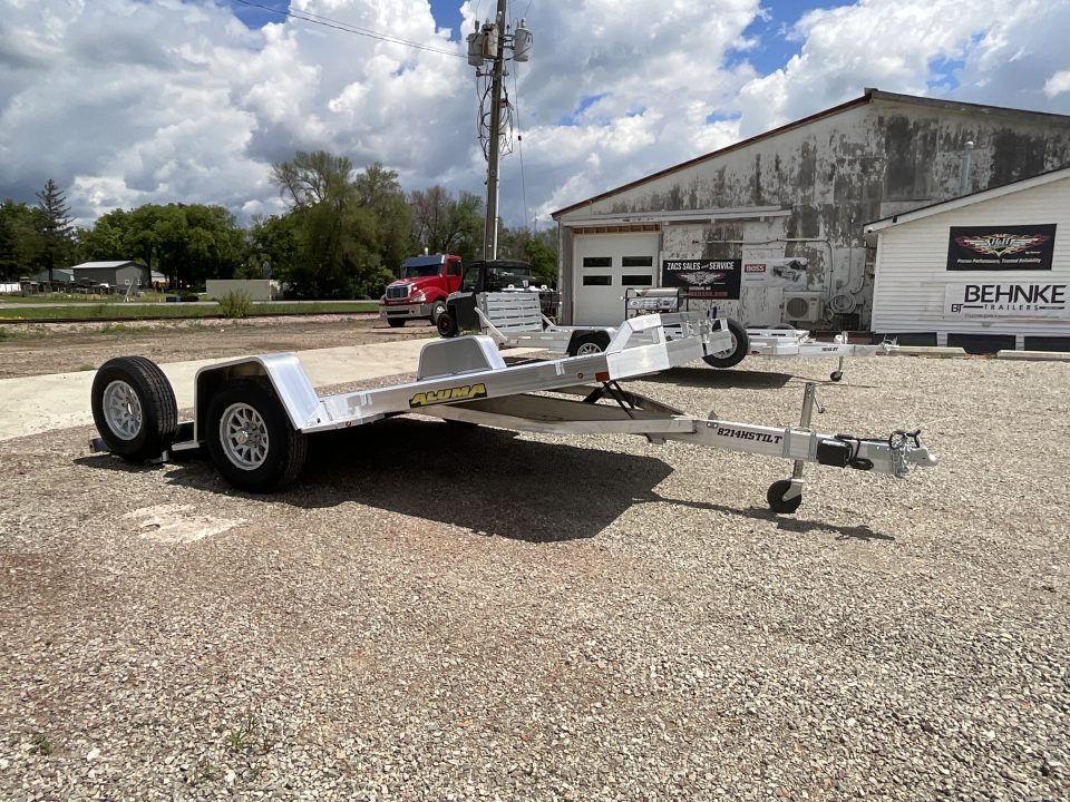 New 2027 Aluma 8214H-TILT Utility Trailer