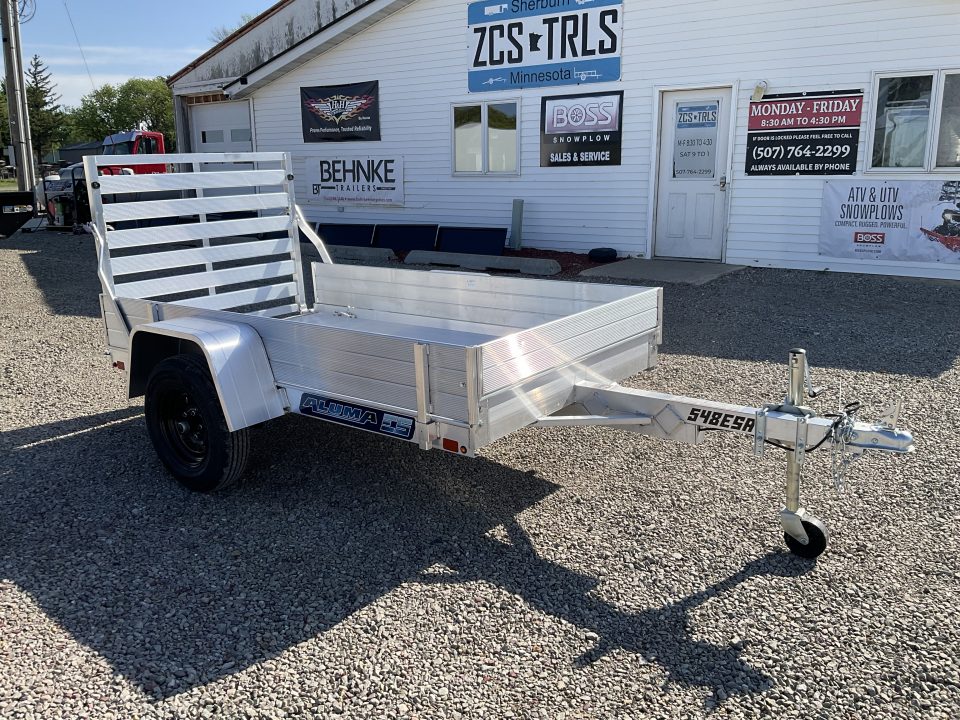 New 2027 Aluma 548ESA-STG Utility Trailer