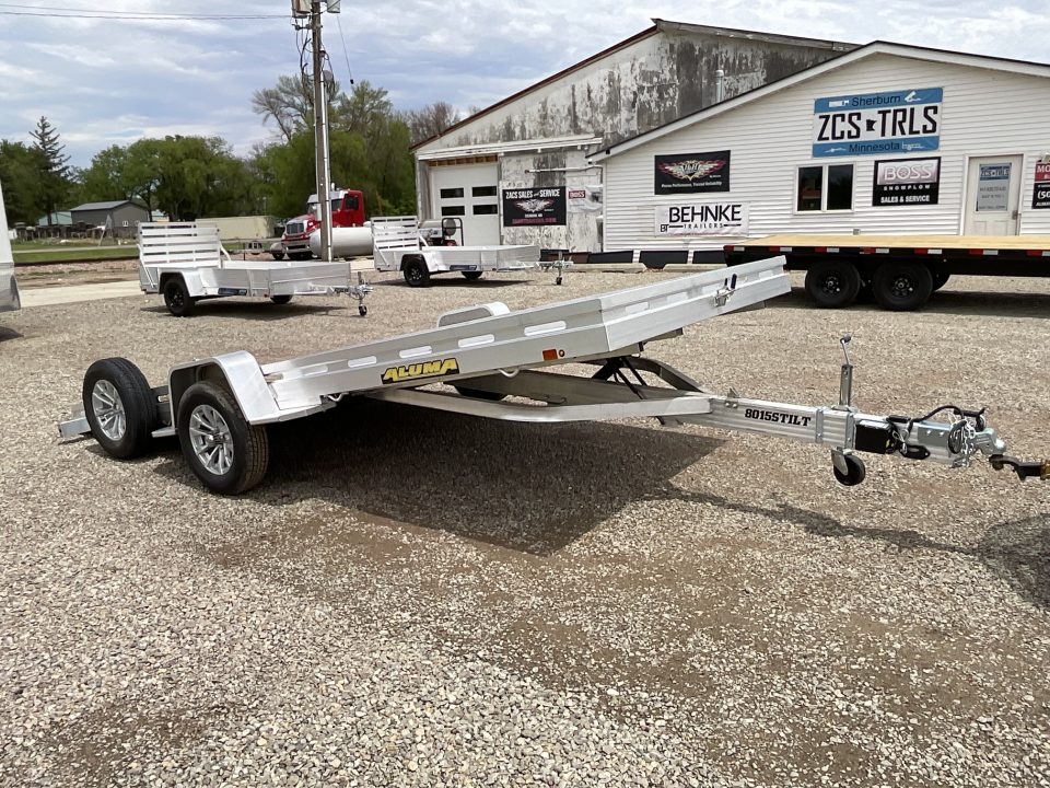 New 2027 Aluma 8015-TILT Utility Trailer