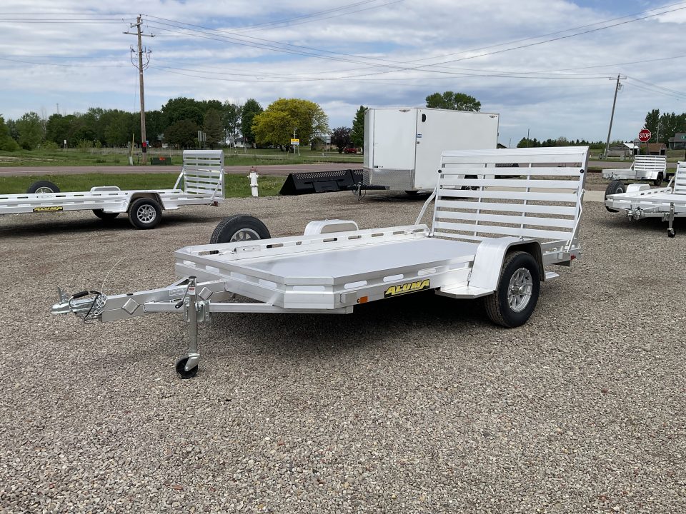 New 2027 Aluma 7712H-STG Utility Trailer