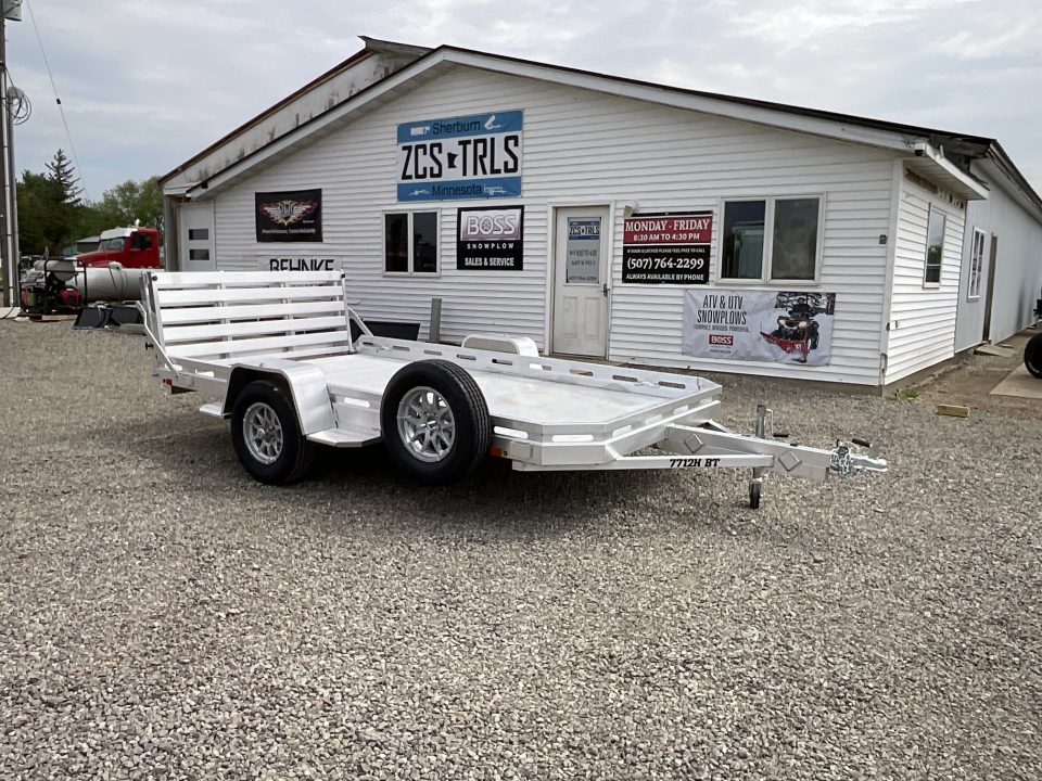 New 2027 Aluma 7712H-BT Utility Trailer