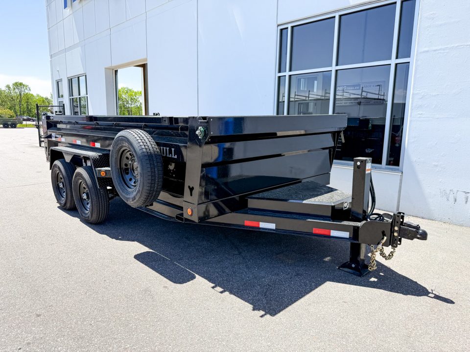 New DTB 83X14 14.9K DUMP TRAILER-BLACK