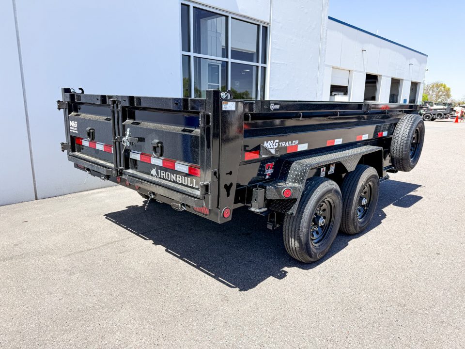 New DTB 83X14 14.9K DUMP TRAILER-BLACK