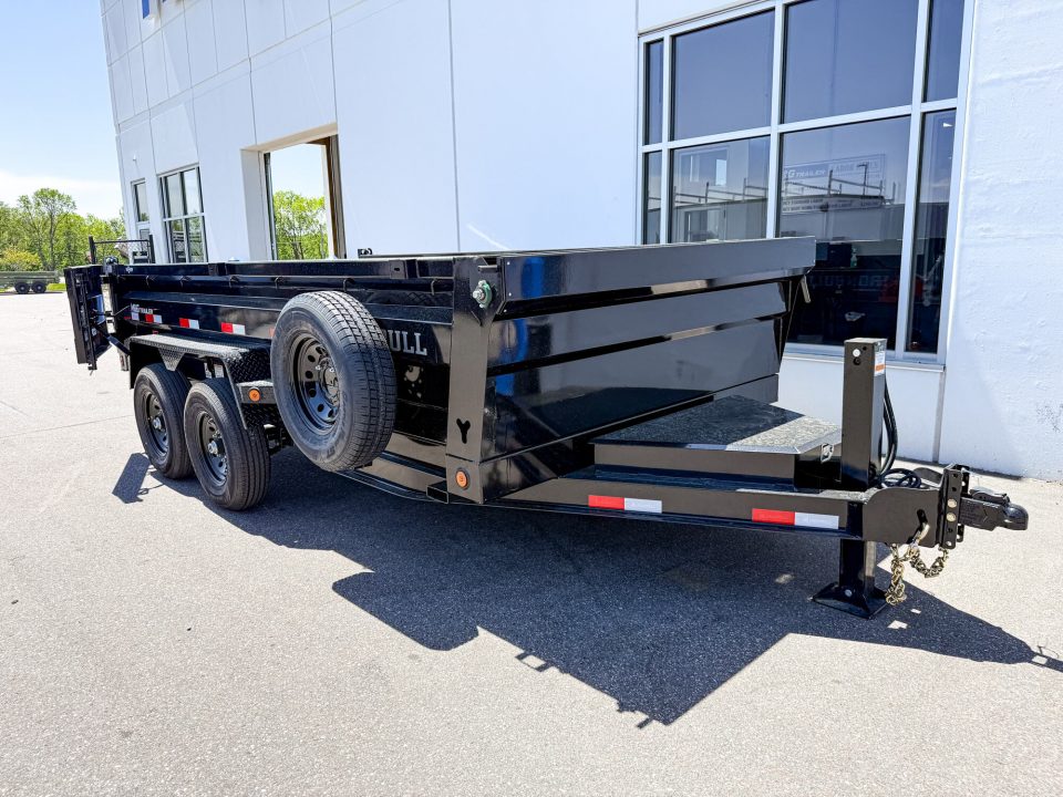 New DTB 83X14 14.9K DUMP TRAILER-BLACK