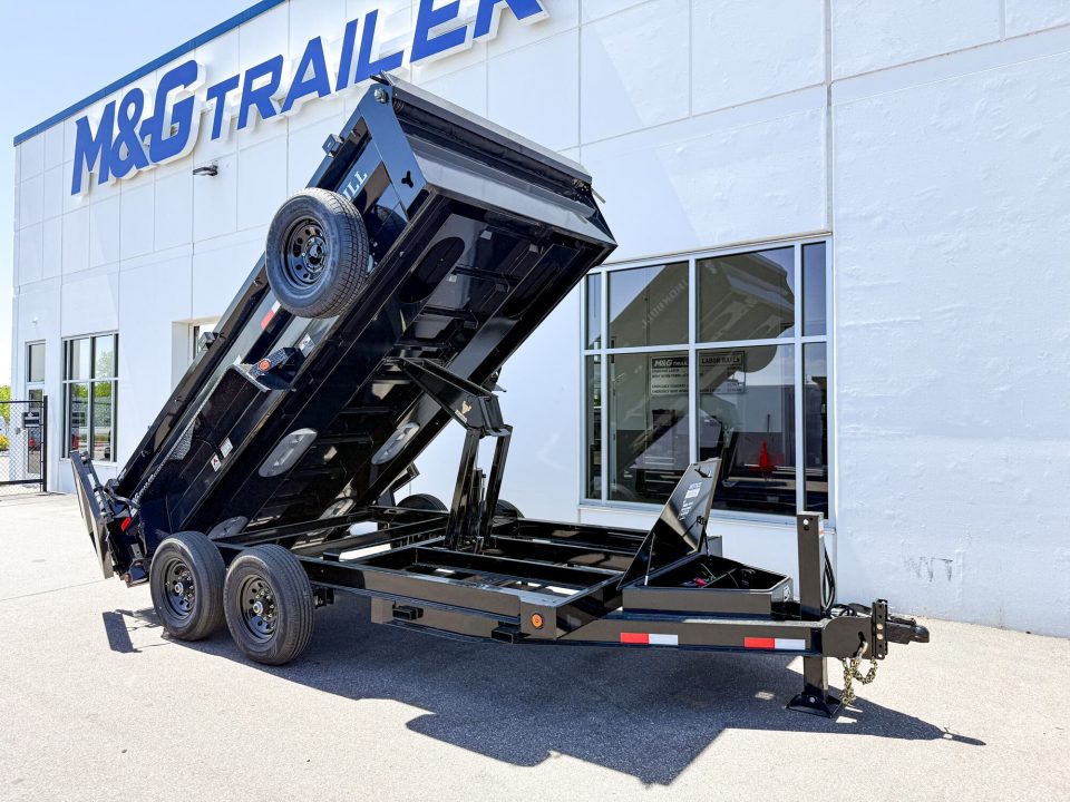 New DTB 83X14 14.9K DUMP TRAILER-BLACK
