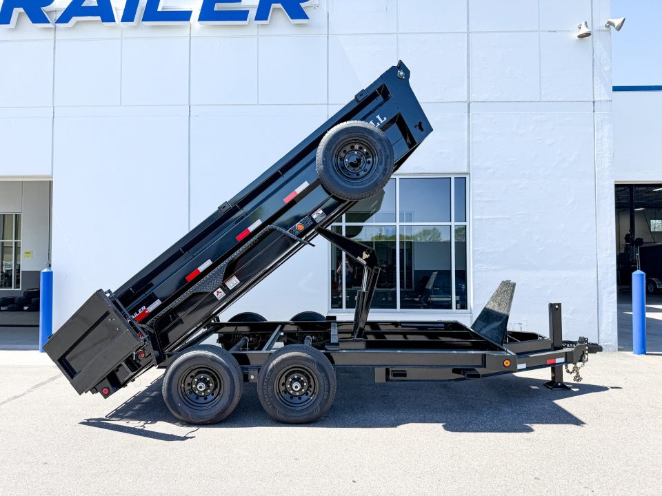 New DTB 83X14 14.9K DUMP TRAILER-BLACK