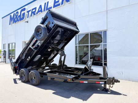 New DTB 83X14 14.9K DUMP TRAILER-BLACK