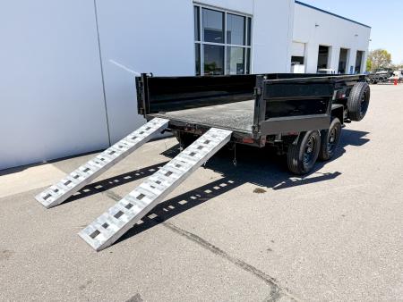 New DTB 83X14 14.9K DUMP TRAILER-BLACK