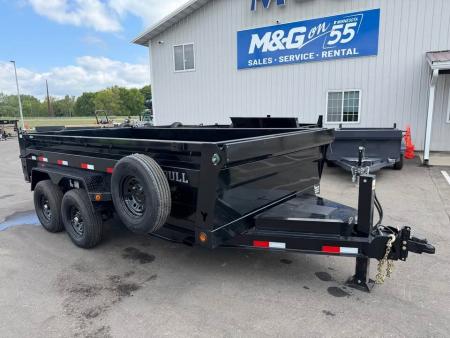 New DTB 83X14 14.9K DUMP TRAILER-BLACK