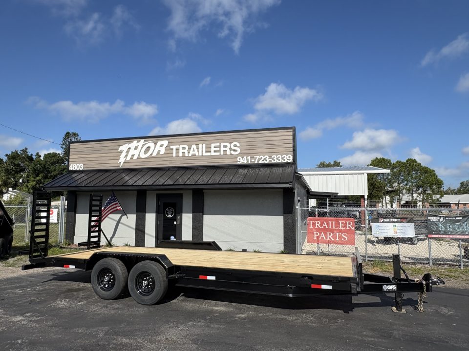 7×22 Equipment Flatbed Trailer