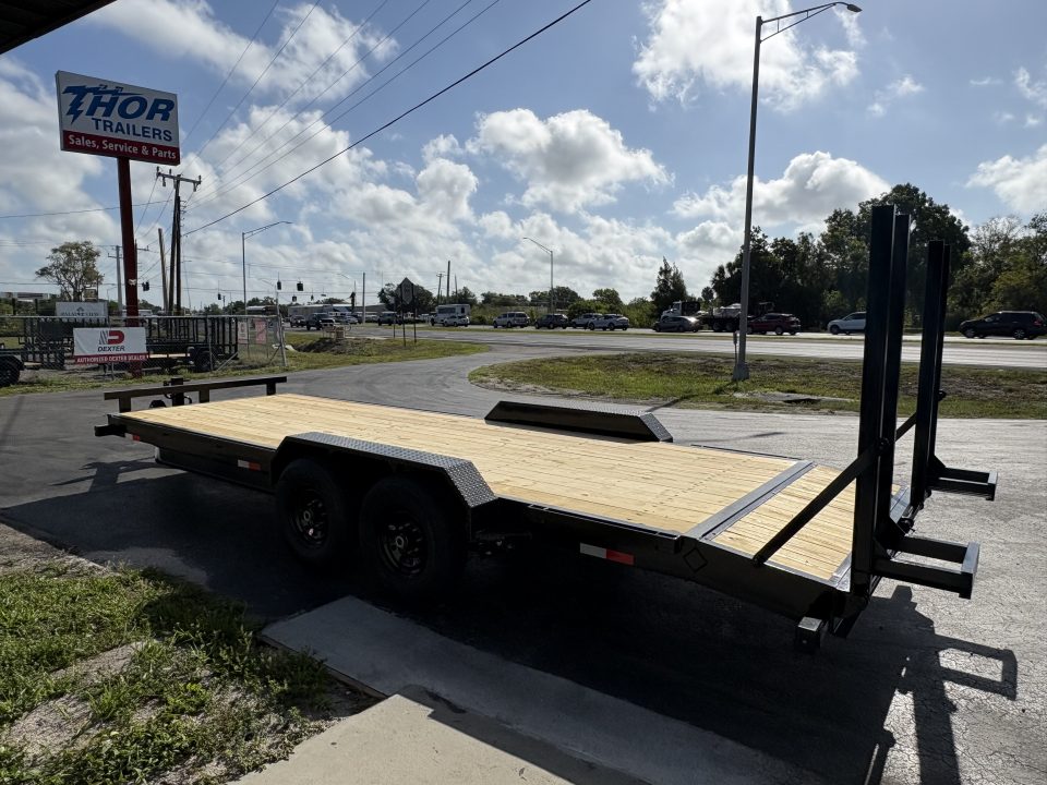 7×22 Equipment Flatbed Trailer photo 4